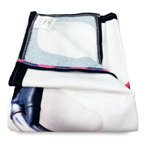 SERVIETTE DE PLAGE dans l’éponge Je t’aime taille grand cm. 90 X 170