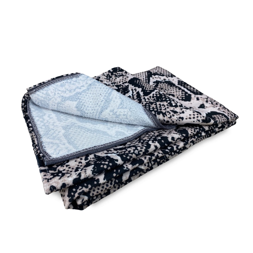 SERVIETTE DE PLAGE dans l’éponge python mesure grand cm. 90 X 170