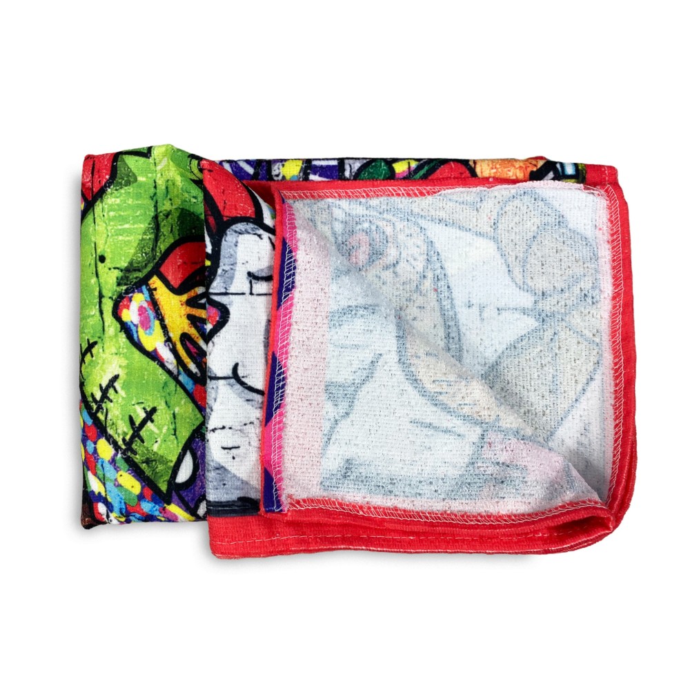 STRANDTUCH aus Frottee MURALES Größe groß cm. 90 X 170 CM