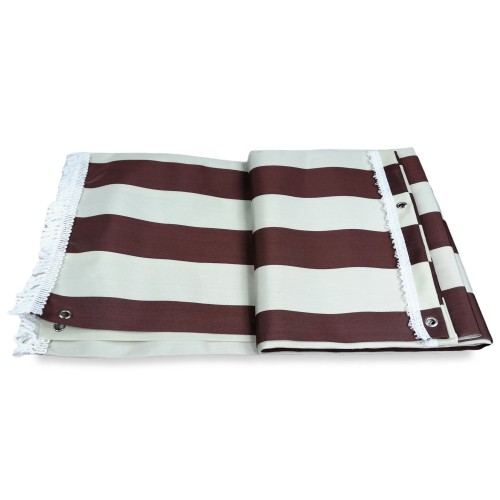 VERTIGO OUTDOOR AWNING GARDEN BALCONY RIGONE BROWN waterproof and water repellent