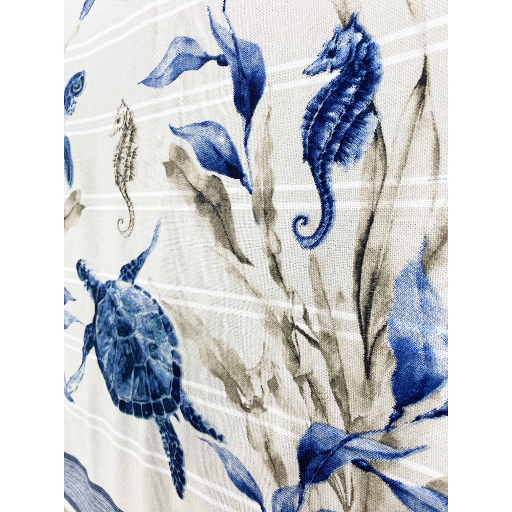 TOALLA DE PLAYA TURTLE FOUTA talla GRANDE con Mochila de playa KEEP CALM CM.100X200