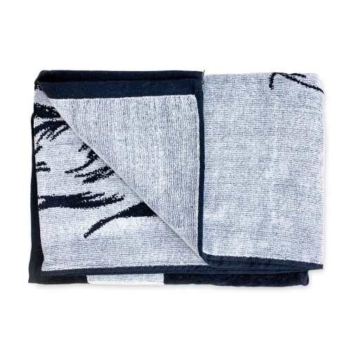 STRANDTUCH aus reinem Baumwollfrottee Löwe Größe Large cm. 90 X 170 und Strandrucksack