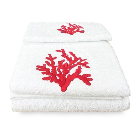 RED CORAL Handtuchset aus...