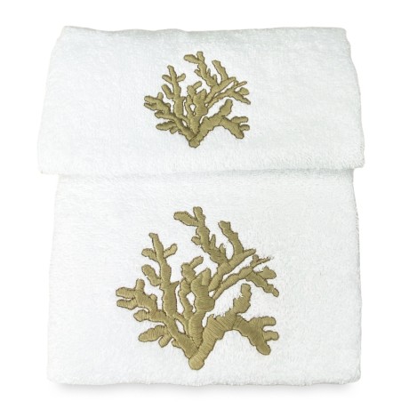 CORAL BEIGE Handtuchset aus...