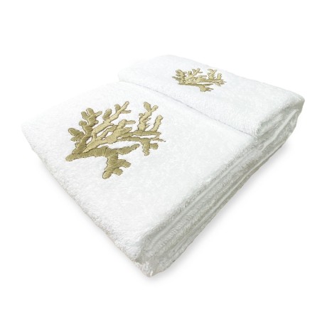 CORAL BEIGE Handtuchset aus...