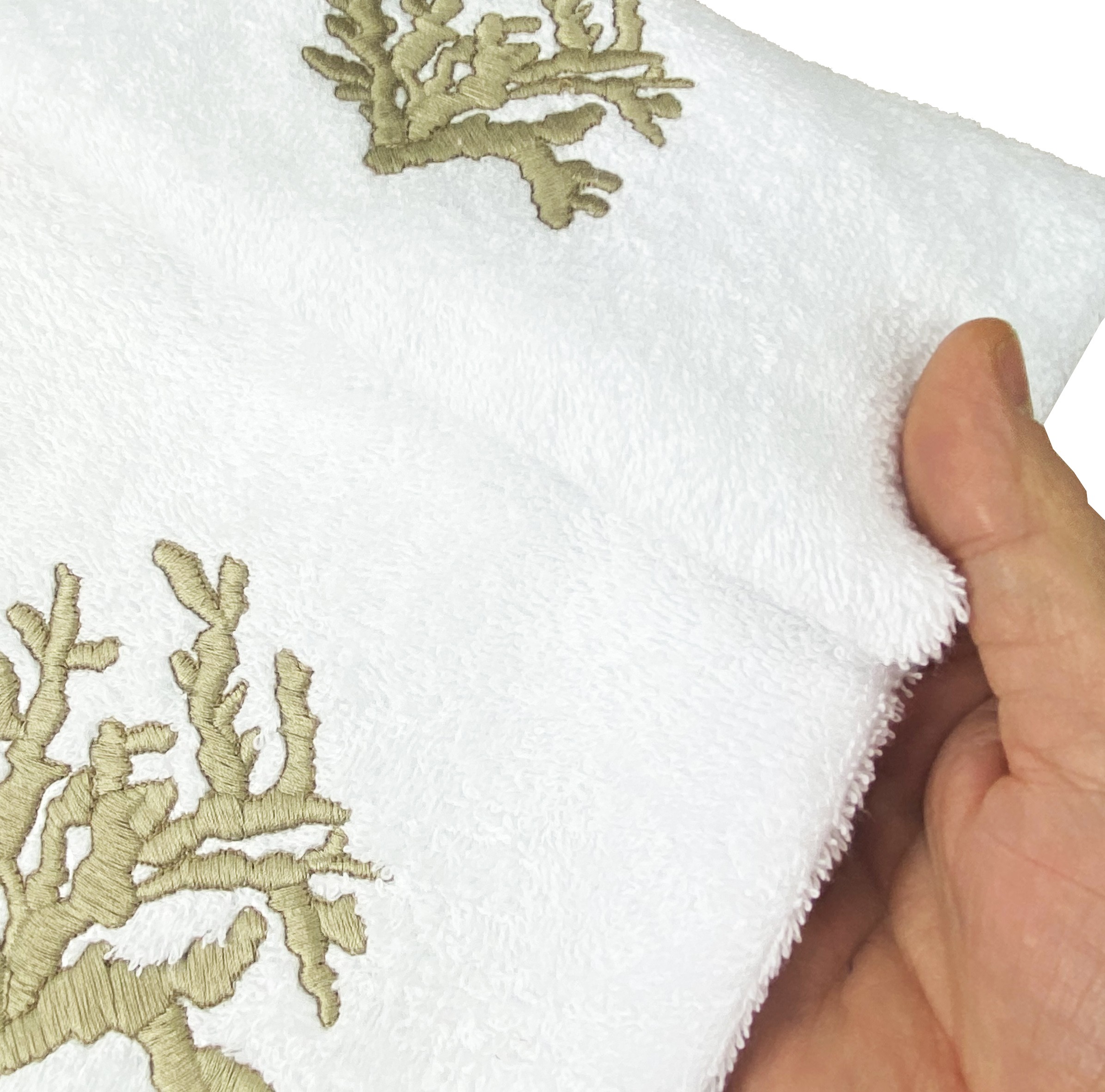 Corallo 70 x 130 cm Cotone Douceur d interno asciugamano da bagno in spugna 