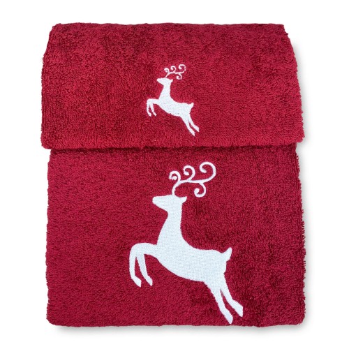 CERVO BORDÒ pure cotton towel set Made in Italy