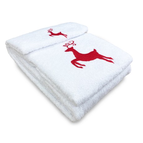 RED DEER Handtuch SET reine...
