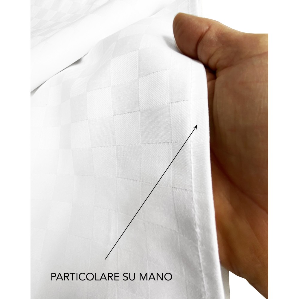 Tovaglia sfusa in FIANDRA BIANCA puro cotone