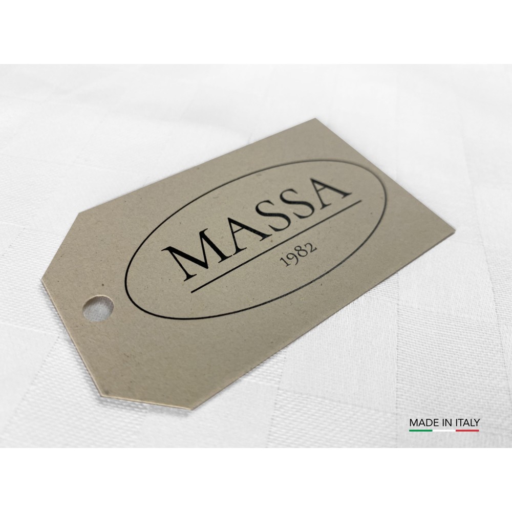 Loose tablecloth in FLANDERS WHITE pure cotton