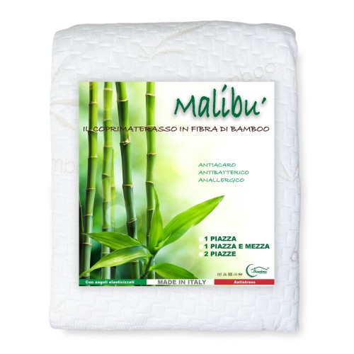 ANTI-MITE MATTRESS COVER in wood fiber bamboo MALIBÙ ©