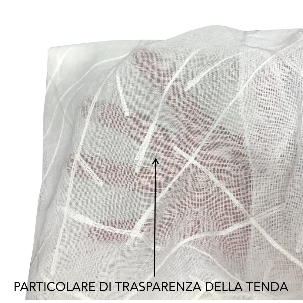 TENDA moderna GIUSY in tinta unita BEIGE cm. 140X280 confezionata