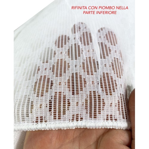 TESSUTO zanzariera A METRO A ROMBO tinta unita PIOMBATA altezza cm. 300