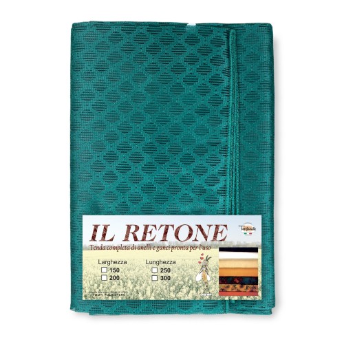 TENDA rete ZANZARIERA a ROMBO da esterno piombata in 8 misure diverse unito VERDE