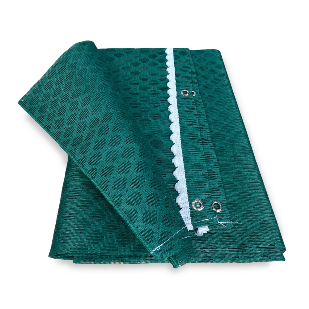 CORTINA MOSQUITERA EXTERIOR DIAMOND en 8 tamaños diferentes liso VERDE
