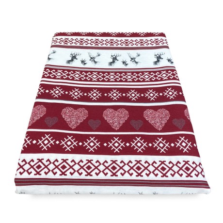 Montaro-style curtains with deer