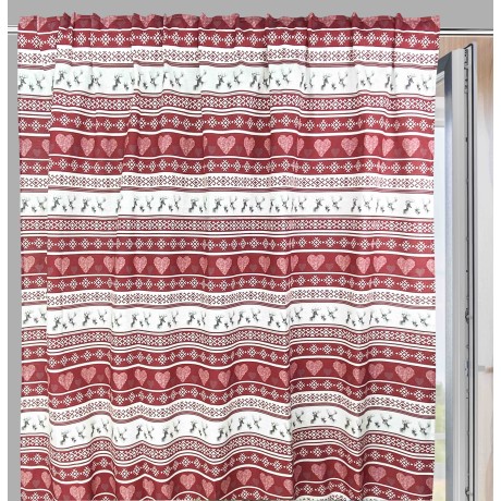 Cortinas estilo Montaro con ciervo