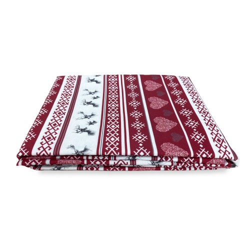 CARPA CERVINO rojo cm.160X300 hecho MADE in ITALY