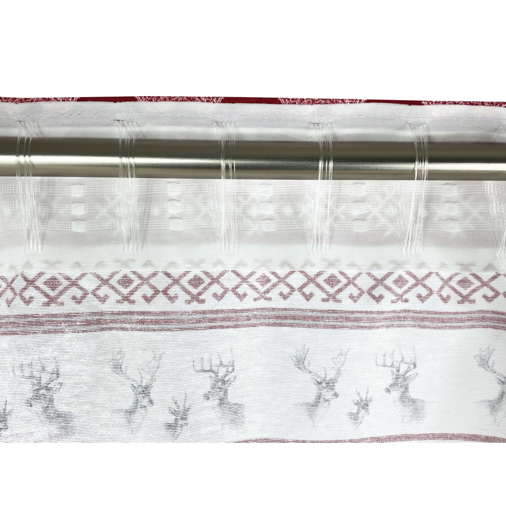 TENDA CERVINO rosso cm.160X300 confezionata MADE in ITALY