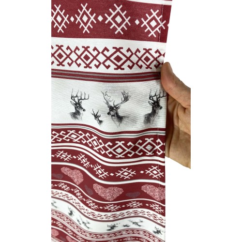 MODERNER Glasvorhang 45 oder 60 oder 80 breit CERVINO ROSSO Made in Italy