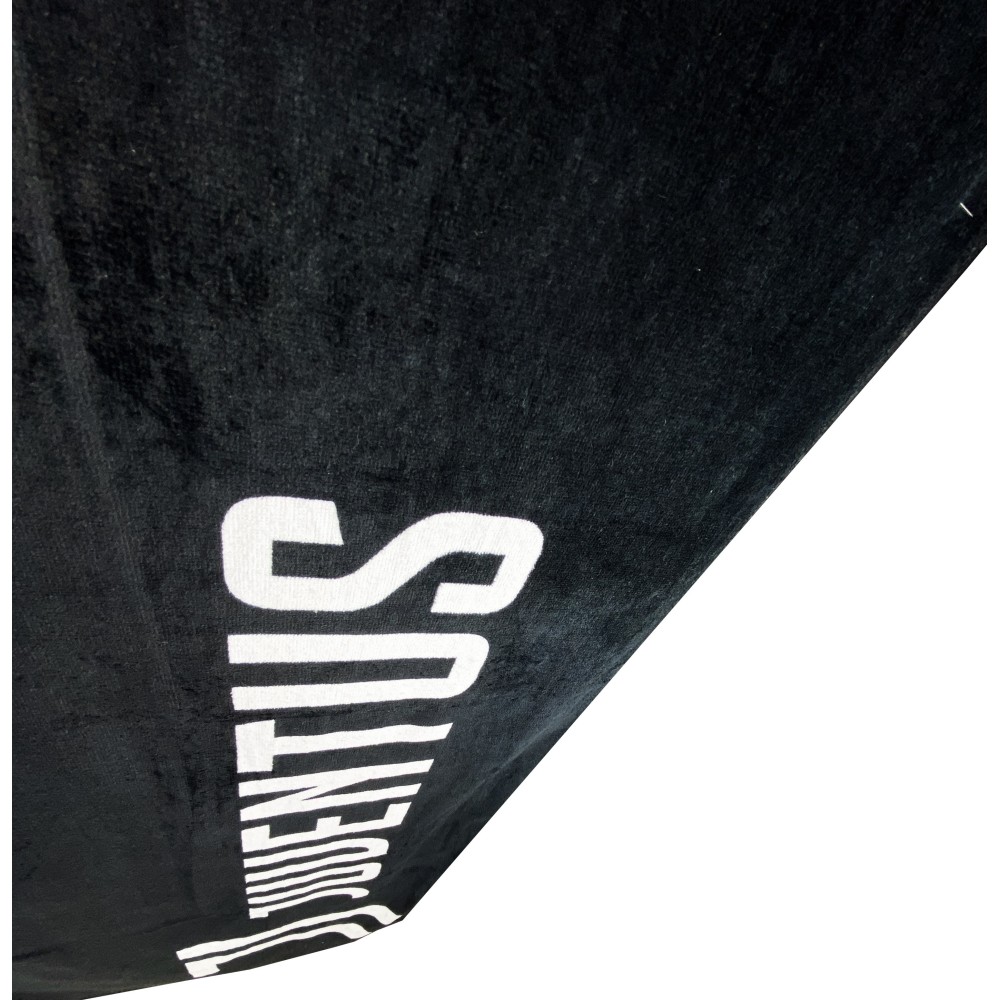 JUVE SPORT STRANDTUCH geschrieben LARGE FORMAT Cm. 90 x 170 ORIGINAL JUVENTUS MIT RUCKSACK HANDTUCHHALTER und Postkarte TORINO I