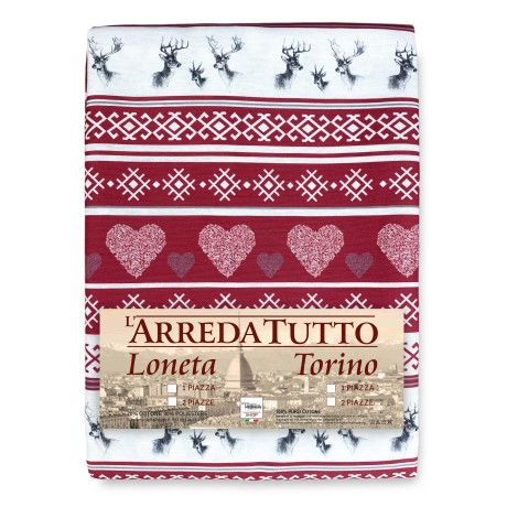 toile d’ameublement n style montagne avec cerfs