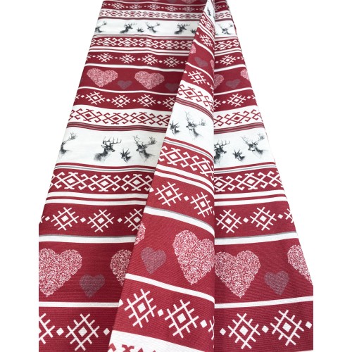 TELO ARREDO copritutto GRAN FOULARD COPRILETTO copridivano CERVINO ROSSO