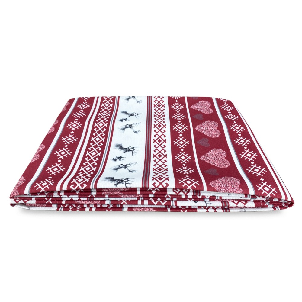 TOILE AMEUBLEMENT couvre-chef GRAN FOULARD COPRILETTO Couverture de canapé CERVINO ROSSO