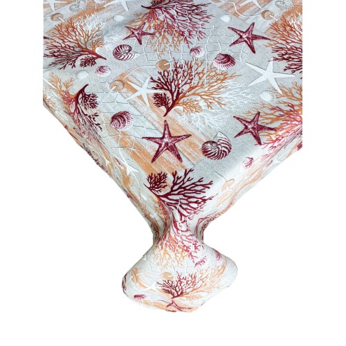 NAPPE antitacheS RESINÉE TORINO mer MARINE corail ROUGE