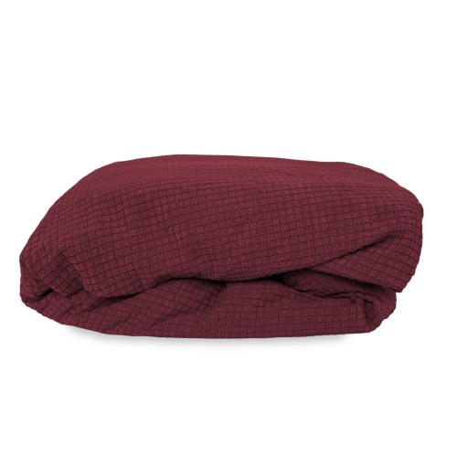 COPRIDIVANO elasticizzato ATENE universale BORDEAUX bielastico