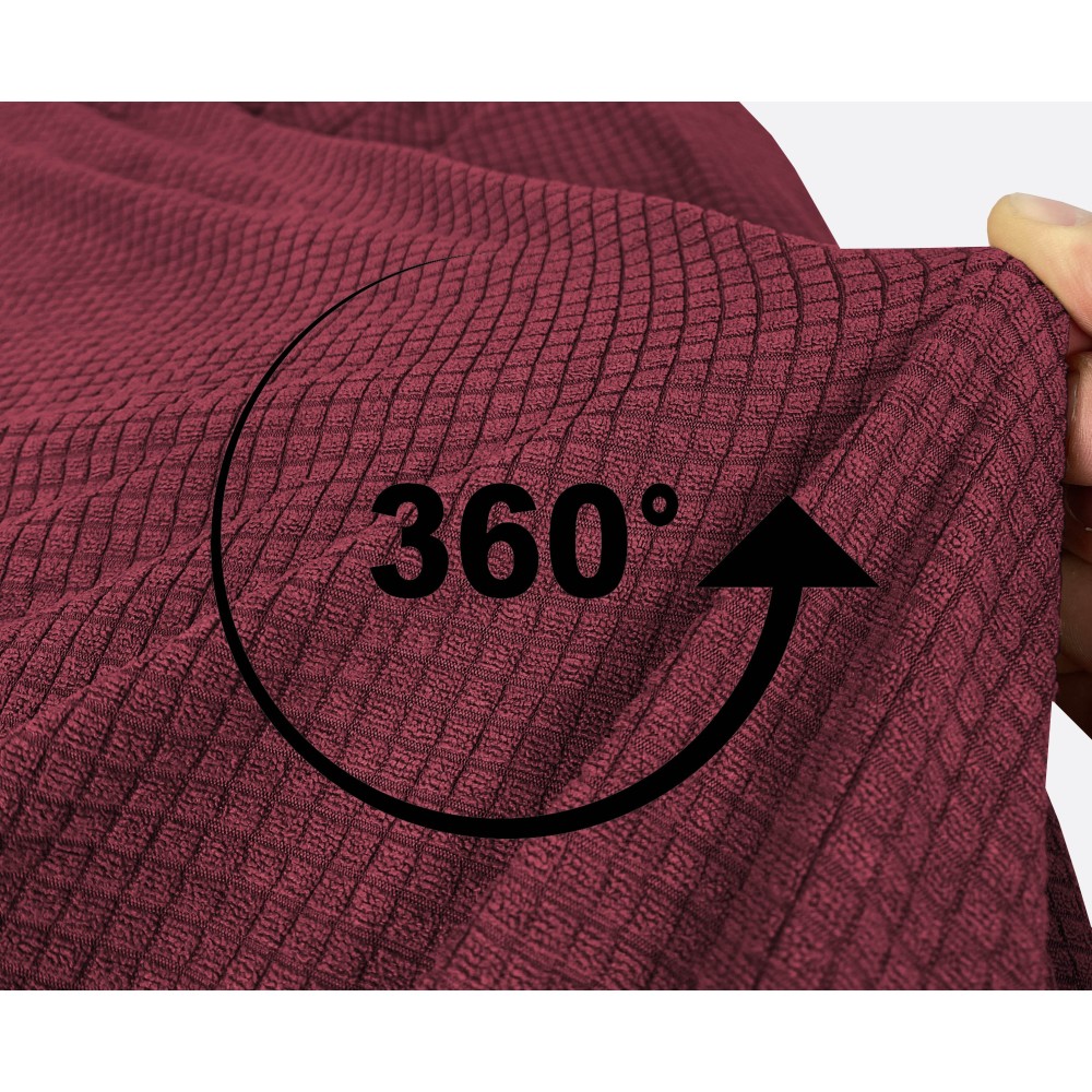 COPRIDIVANO elasticizzato ATENE universale BORDEAUX bielastico