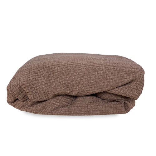 COPRIDIVANO elasticizzato ATENE universale MARRONE bielastico