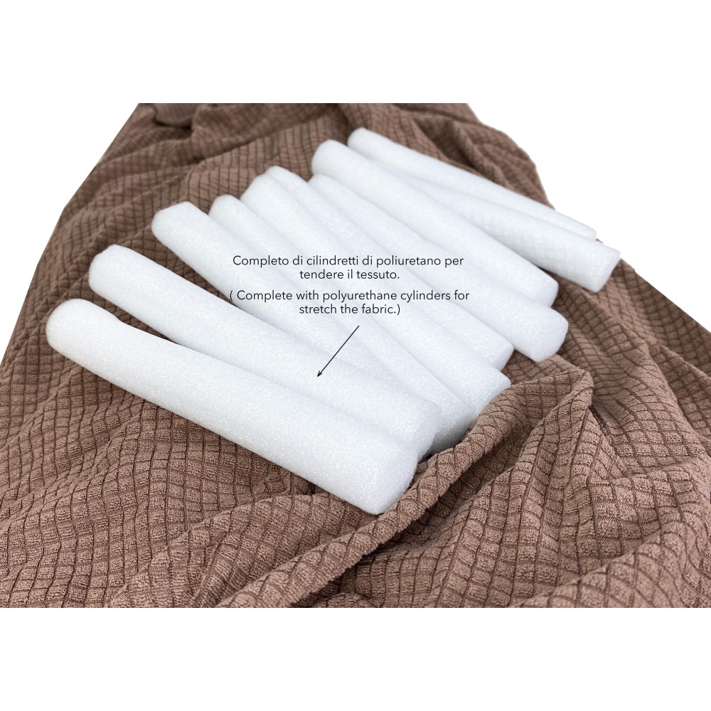 STRETCH SOFA BEZUG ATHEN universal BRAUN bi-elastisch