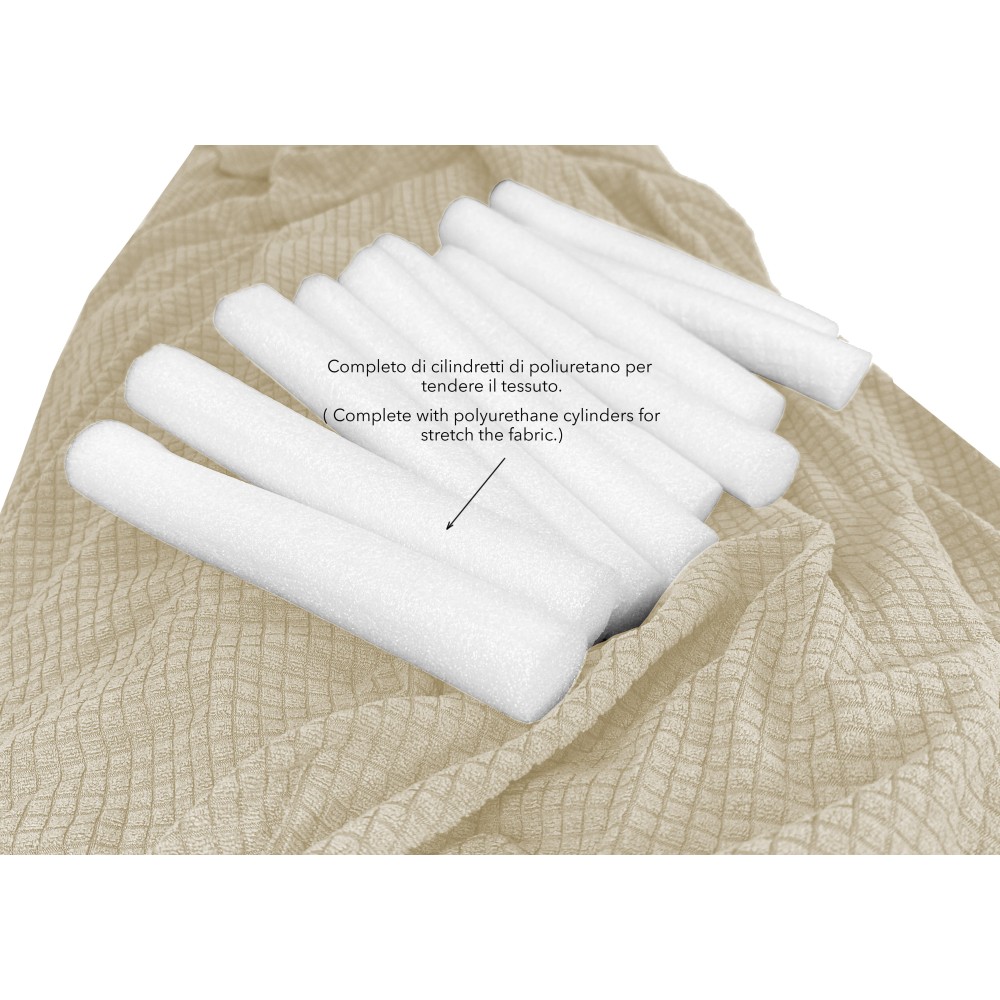 COPRIDIVANO elasticizzato ATENE universale BEIGE bielastico