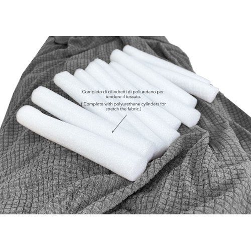 FUNDA DE SOFÁ ELÁSTICA ATHENS universal GRIS bielástico