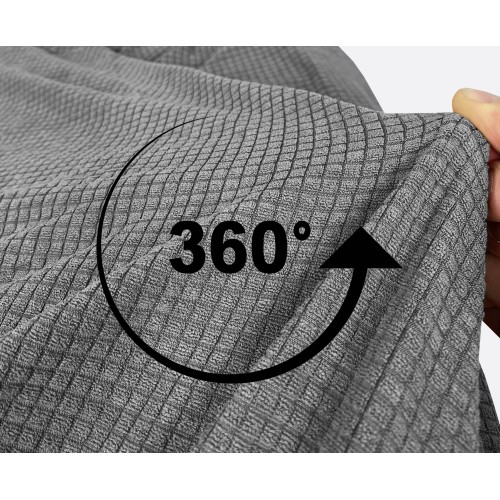 COPRIDIVANO elasticizzato ATENE universale GRIGIO bielastico