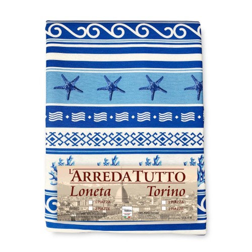 FUNDA DE DECORACIÓN FUNDA GRAN BUFANDA COLCHA funda de sofá GRECIA AZUL mar mar mar