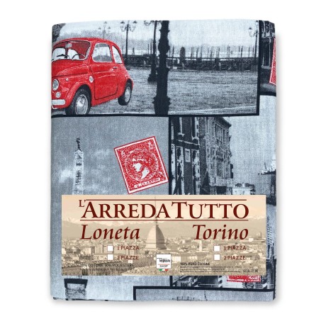Printed Decorative Cloth with Monuments