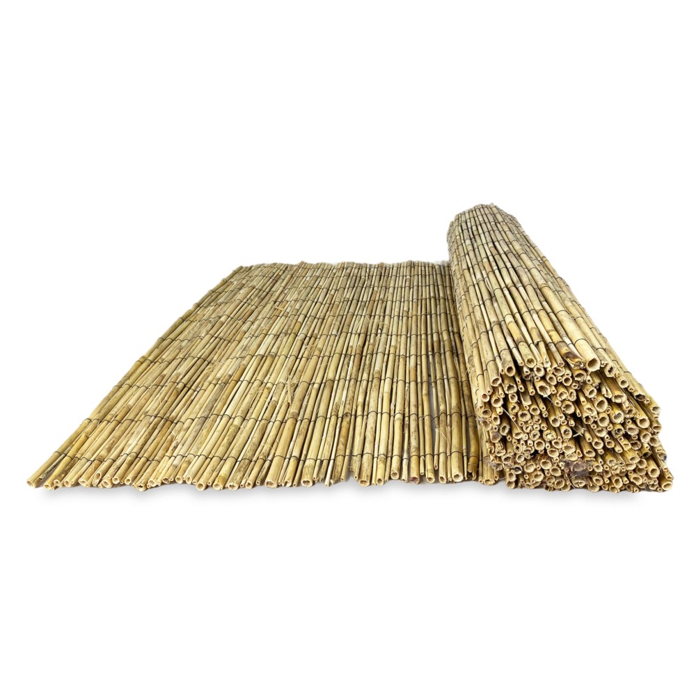 ARELLA PRIVACY Premium © in bamboo CANNICCIO arelle CANNE diametro fino a 1 cm. per RECINZIONE ombra in 8 MISURE