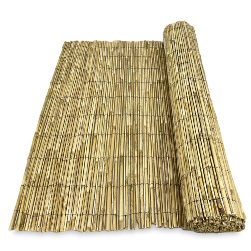 ARELLA PRIVACY Premium © in bamboo CANNICCIO arelle CANNE diametro fino a 1 cm. per RECINZIONE ombra in 8 MISURE