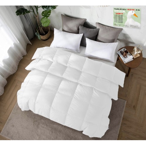 Duvet d’oie Stream 500 GR. 80% PLUME OCA 20% COUETTE OCA Blanc