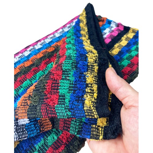 SET 6 TOWELS TOWELS TOWEL MULTICOLOR WORK WORKSHOP DARK cm. 50X70 with WASHY bag