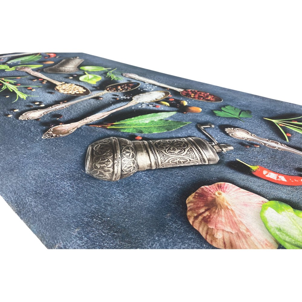 TAPPETO Runner de CUISINE Passatoia Antidérapant CUCCHIAI et SPEZIE made in Italy