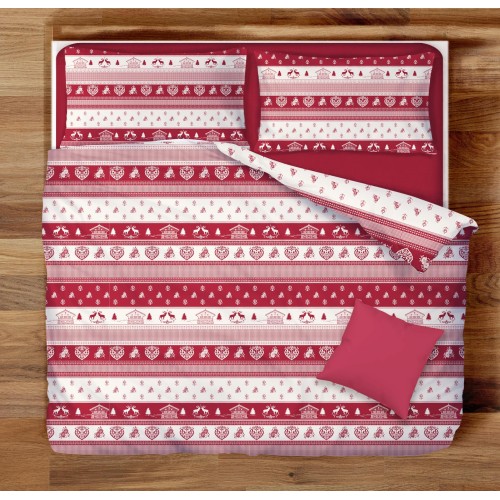 COPRIPIUMINO tirolese DIS. TIROLO montagna CON Federa Arredo