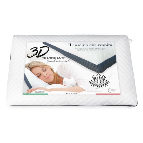 PILLOW MEMORY 3D mit super ATMUNGSAKTIVEM BEZUG