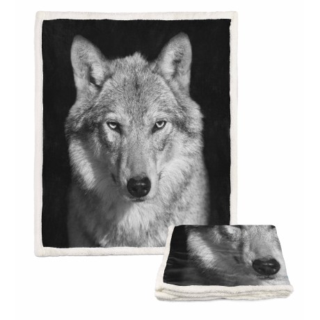 PLAID FLEECE blanket sherpa...
