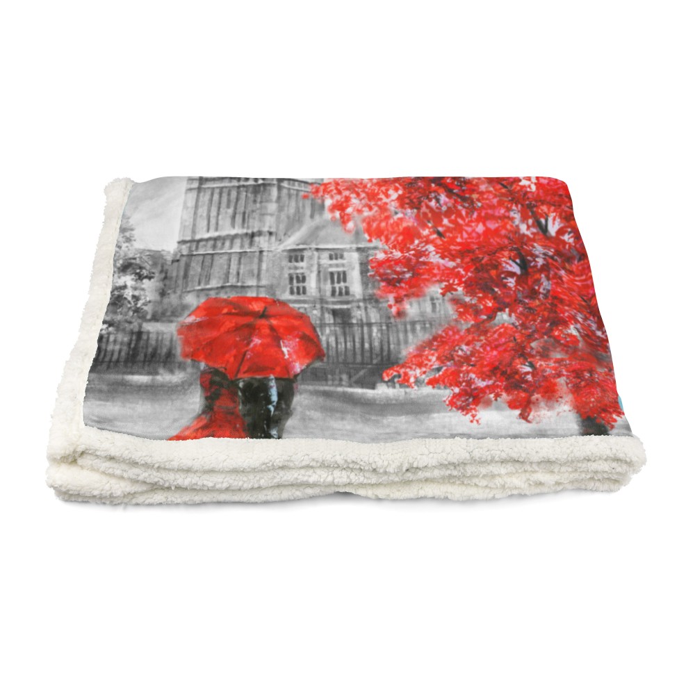 PLAID Fleecedecke Sherpa Fantasy HD Painted London