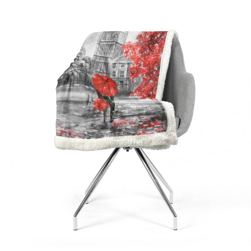 PLAID coperta IN PILE SHERPA fantasy HD dipinto LONDRA