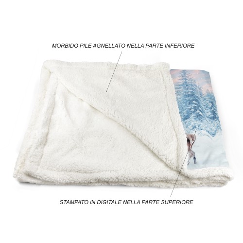 PLAID Fleecedecke Sherpa Fantasy HD Paar CERVI