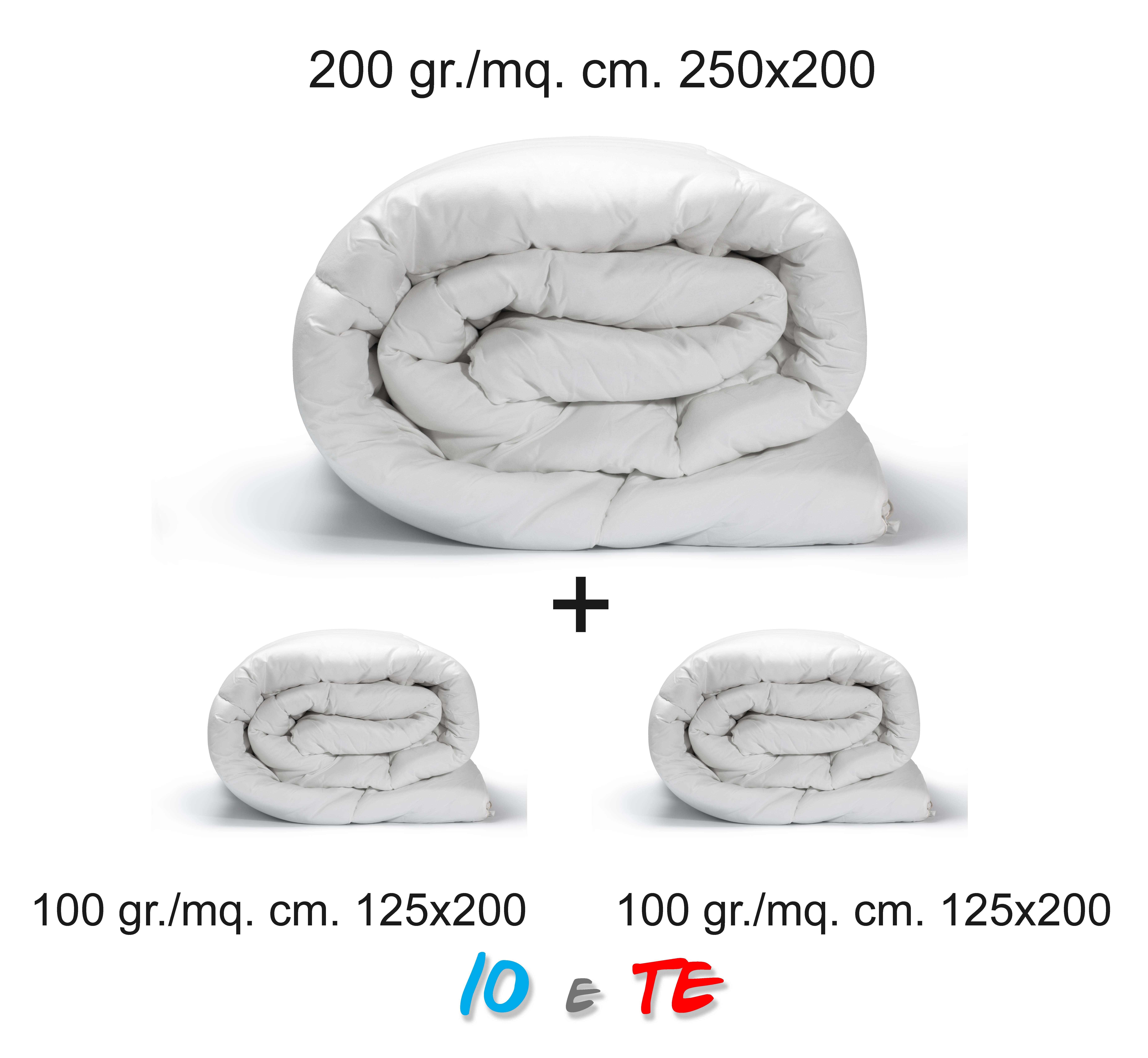 Piumino antibatterico antiacaro 155 x 220 cm sleepling Sanitized® 197037 peso imbottitura: 520 + 1065 gr colore: Bianco 4 stagioni 